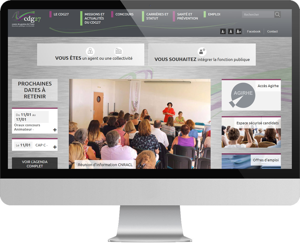 Fond mobile Centre de Gestion de l’Eure