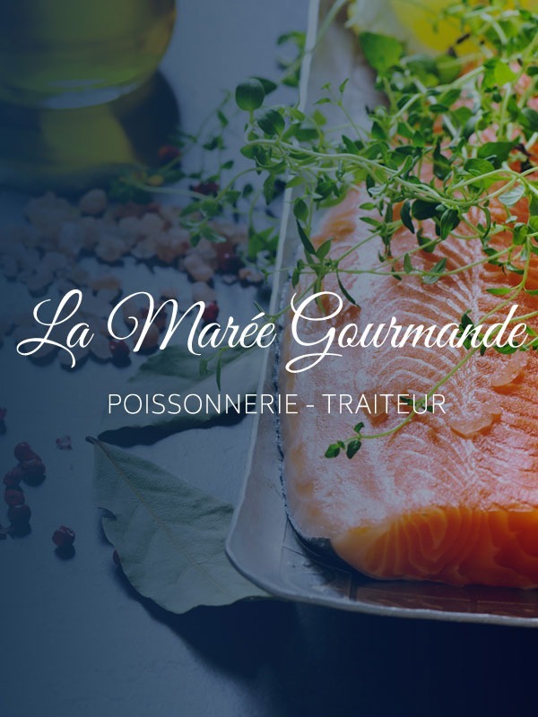 Site internet La Marée gourmande 