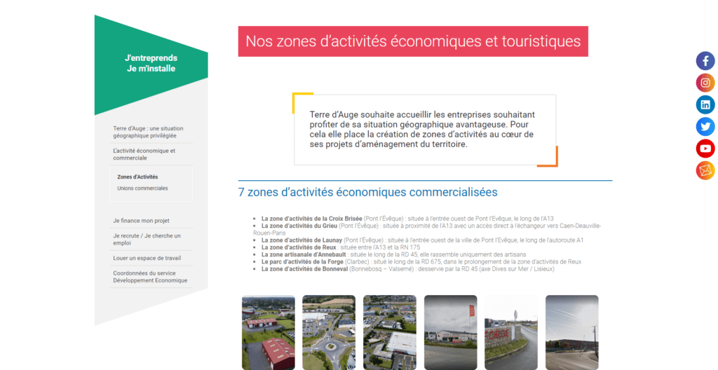 Références Communauté de Communes Terres d'Auge