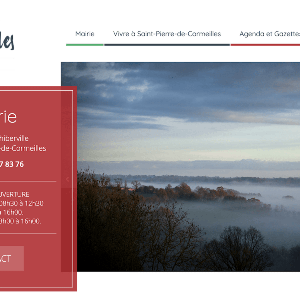 Site internet Mairie de Saint-Pierre-de-Cormeilles 